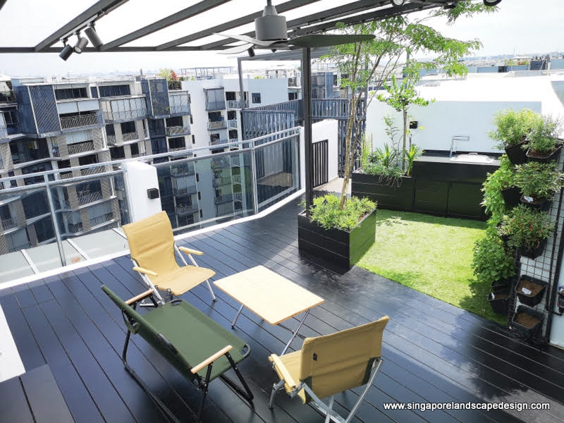 Camping in the Sky – Penthouse Rooftop Garden Project Images ...