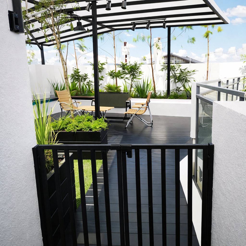 Camping in the Sky – Penthouse Rooftop Garden Project Images