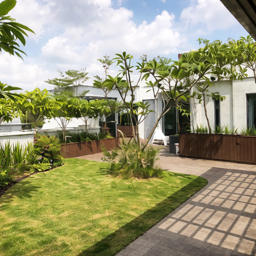 Rooftop garden in-style 3: Paradise in the sky