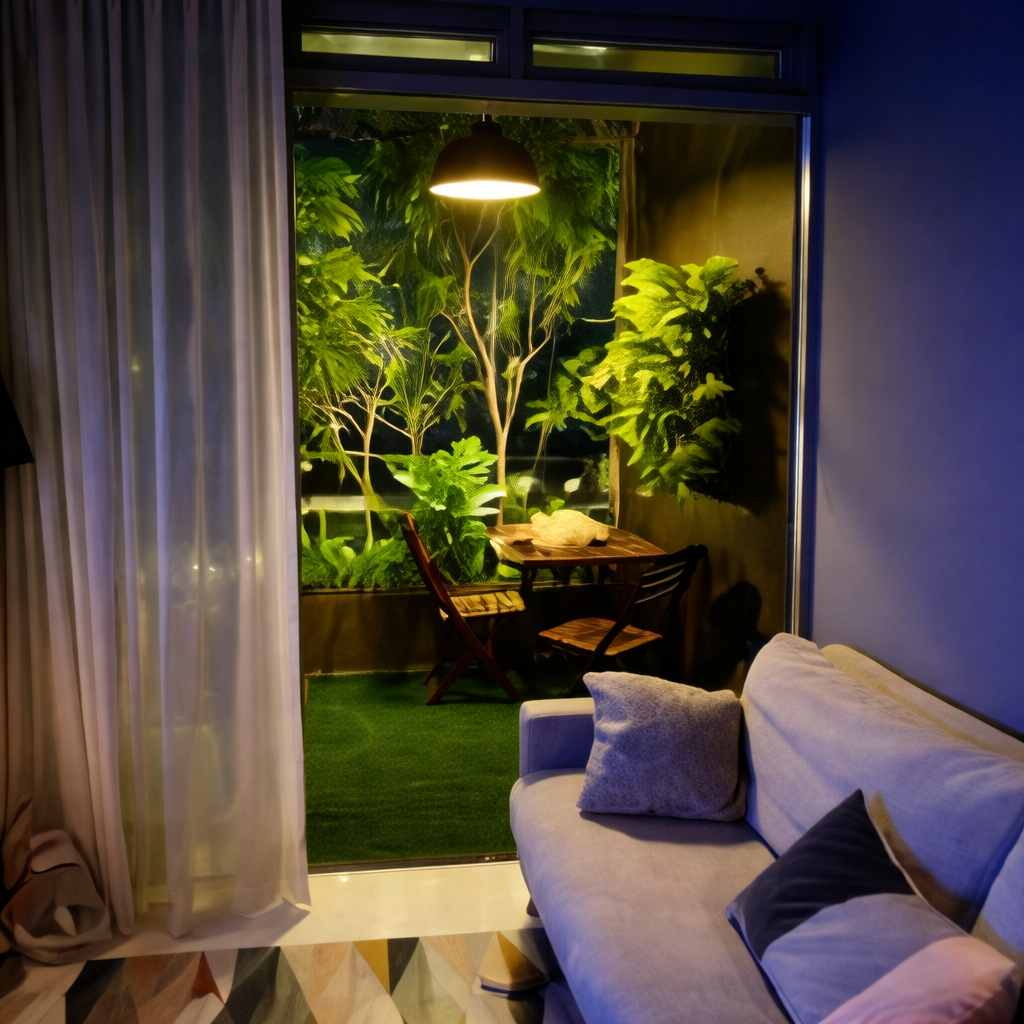 Balcony in-style 20: Extended Living Room Garden
