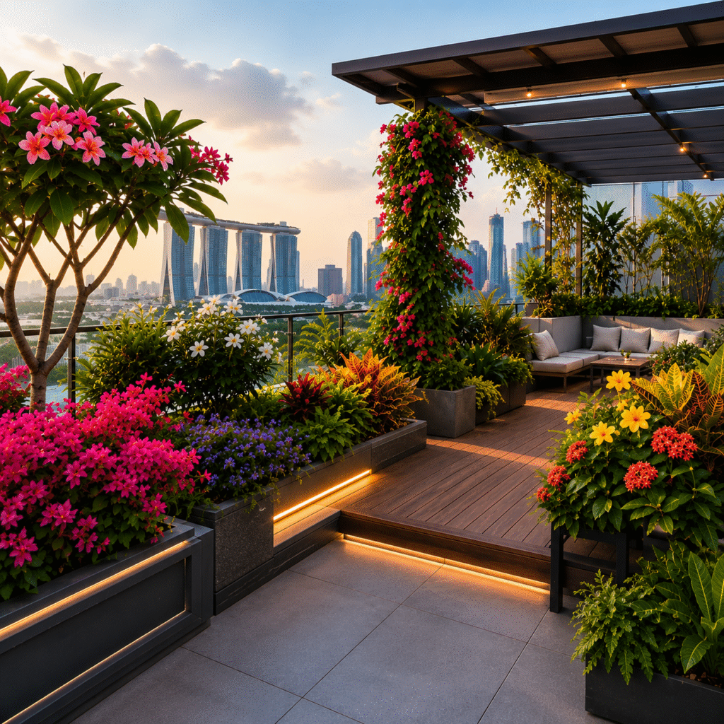 Best Plants for a Rooftop Garden in Singapore That Actually Survive