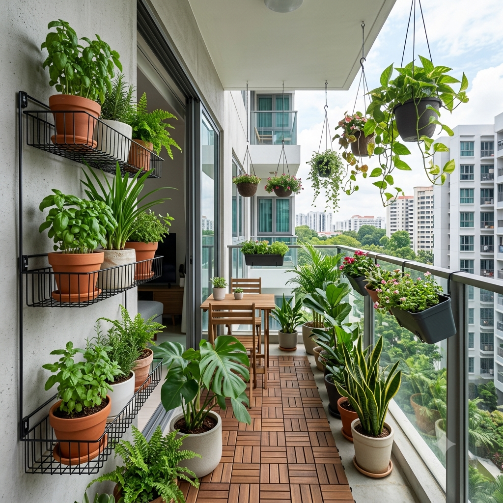 Small Balcony Garden Ideas for Singapore Condos That Actually Work